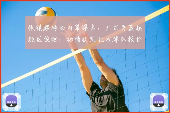 张镇麟转会内幕曝光,广东男篮接触区俊炫,杨鸣收到北方球队报价