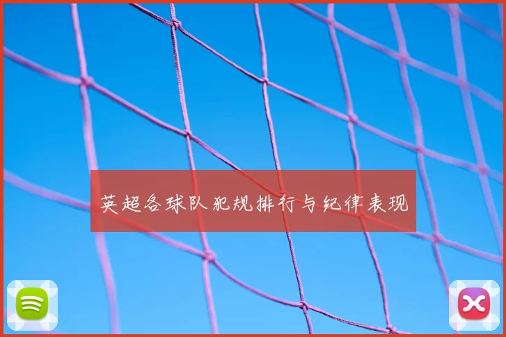 英超各球队犯规排行与纪律表现